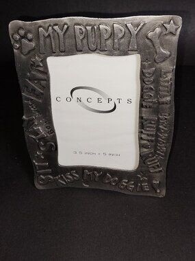 Concepts Silver Metal Picture Frame "My Puppy"